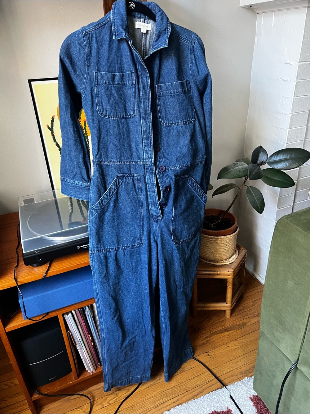 Tradlands Denim Utility Jumpsuit